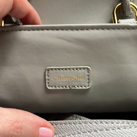 ChiaraChai grey mini purse. Never used. Still in bag and box. Smoke free home. - Picture 6 of 7